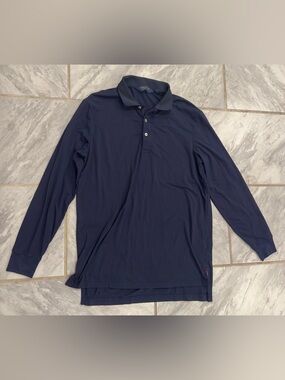 Polo Golf Ralph Lauren Men’s Navy Long Sleeve Shirt Size M